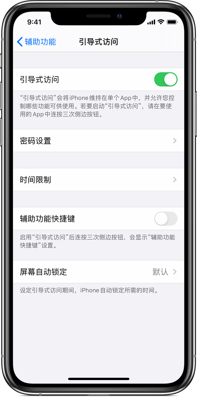 金川苹果手机维修分享如何在 iPhone 上退出引导式访问 