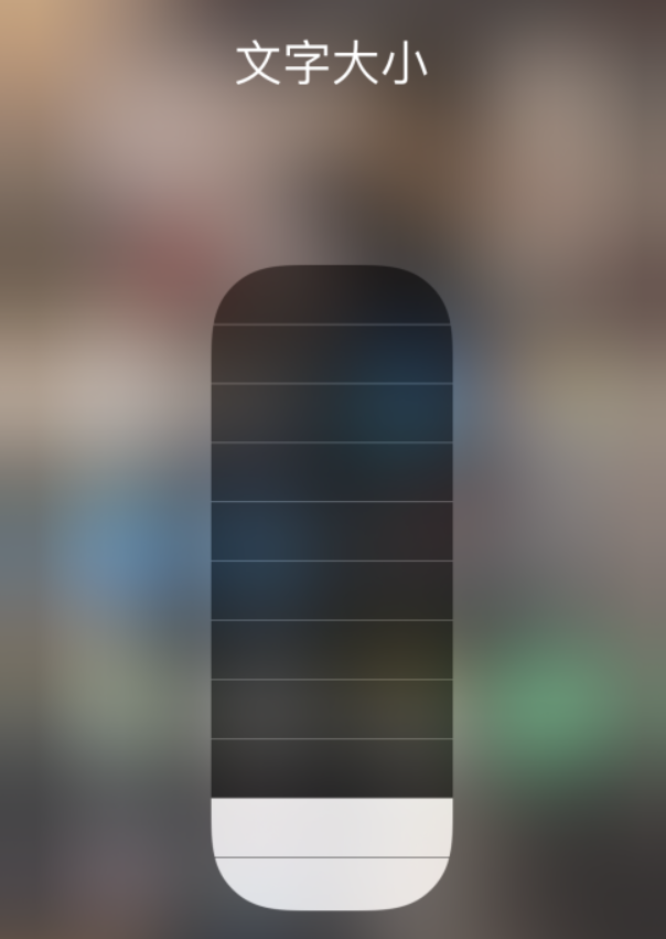 金川苹果手机维修分享小技巧：在 iPhone 控制中心快速调节字体大小 