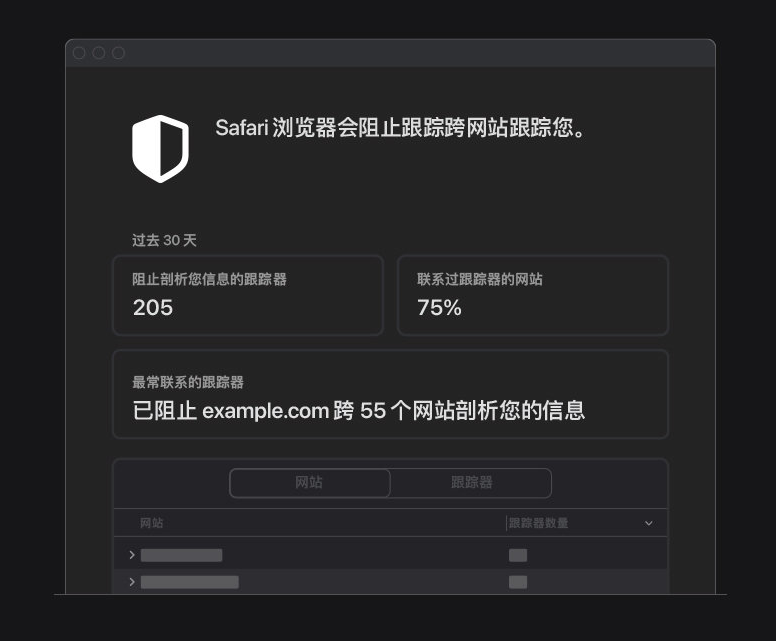 金川苹果手机维修分享如何在 Safari 浏览器中查看和打开隐私报告 